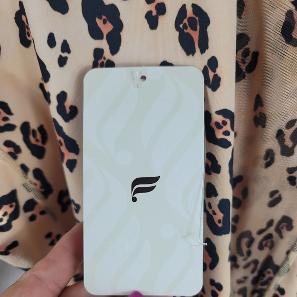 Fabletics On The Go Leggings NWT Animal Print 3X 20-22 - Picture 5 of 8